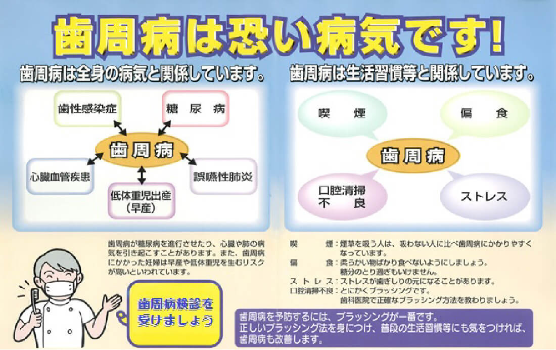 歯周病は恐い病気です！